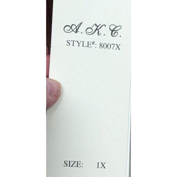 AKC Women Plus size 1X Embellished Southwestern Aztec Side Slit Linen Blend Top - Picture 10 of 12